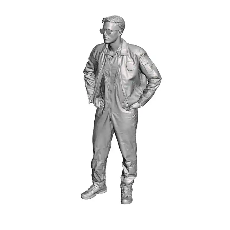 Satisfait Ou Remboursé 3d Scale Model Universe 72F053 Finnish Air Force Tactical Air Lift Pilot 3 (1 Figure / 3D-Printed)