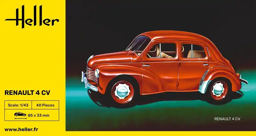 Heller 80174 Renault 4 CV Marque