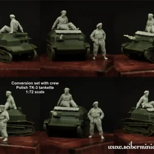 Promotion Scibor Monstrous Miniatures 72HM0026 Polish TK-3 1939 crew