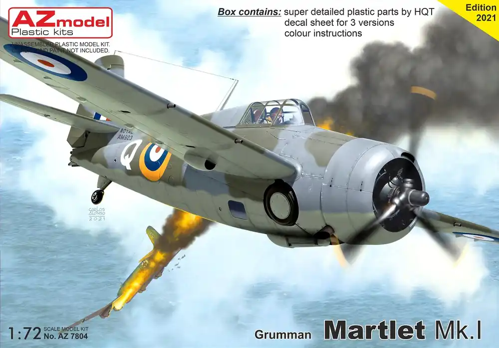 Authentique AZ-Model 7804 Grumman Martlet Mk.I