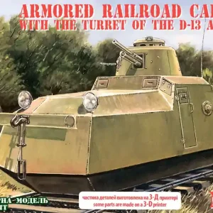Prix Bas UM MT 705 Armored Railroad Car D-37 With The Turret Of The D-13 Armored Car