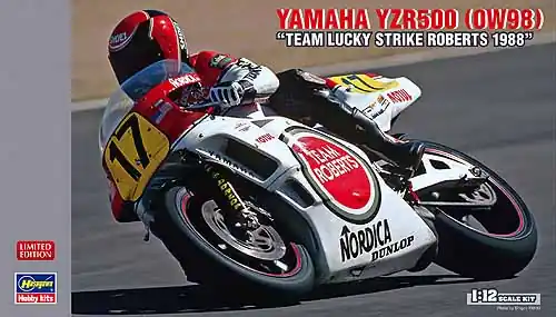 Hasegawa 21707 YAMAHA YZR500 (0W98) "TEAM ROBERTS 1988" Offre Limitée