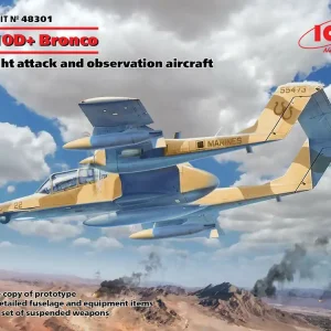 Expédition Rapide ICM 48301 OV-10D+ Bronco Light attack and observation aircraft