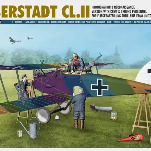 Soldes Mirage-Hobby 480005 Halberstadt CL.II Wersja Zwiadowcza FA(A) Wraz Z Załogą i Mechanikami