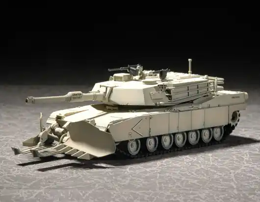 Vente Flash Trumpeter 07277 M1A1 with Mine Clearing Blade System