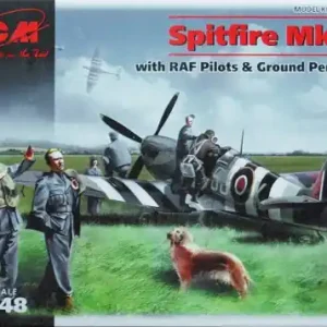 Nouvelle Collection ICM 48801 Spitfire Mk.IX with RAF Pilots and Ground Personnel