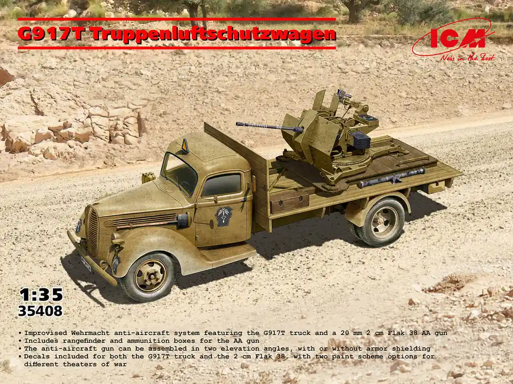 ICM 35408 German G917T Truppenluftschutzwagen Offre Limitée