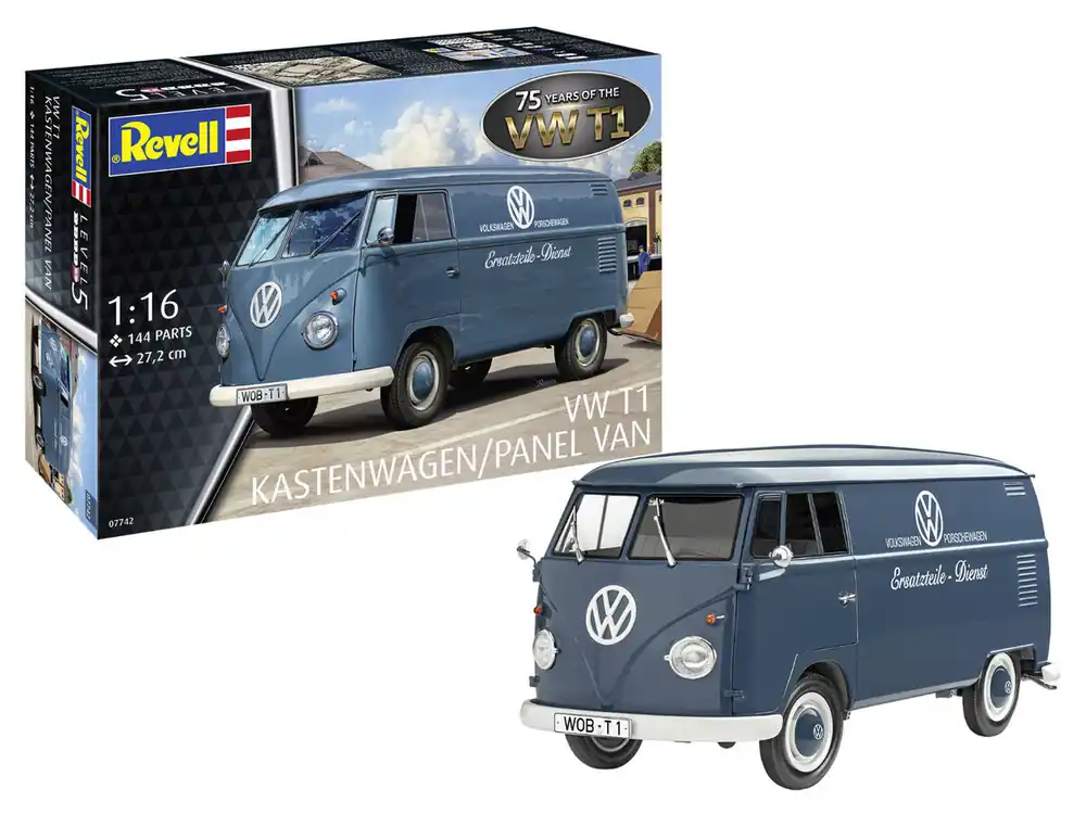 Seulement Aujourd'hui Revell 07742 VW T1 Panel Van - 75 Years of the VW T1