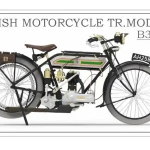 Achat Immédiat Copper State Models B35-001 British Motorcycle Tr.Model H