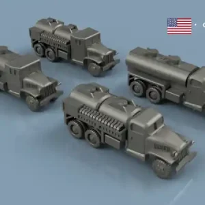 L‘Arsenal 2.0 3D144350 GMC 353 Tank - 3D printing (5 pcs) Remise