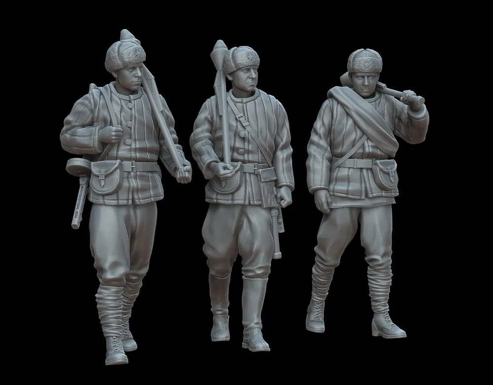 Achat Immédiat White Stork Miniatures F72046 Russian tank destroyers crew