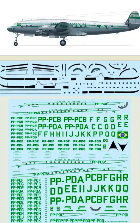 F-RSIN P4062 Constellation - Panair do Brasil Meilleure Vente