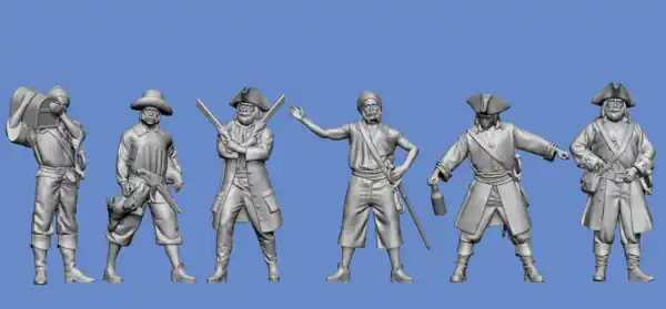 Promotion Saisonnière Germania-Figuren 72-8004 Pirates Of The Caribbean – Set 04