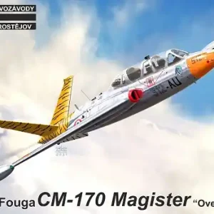 Réduction DISCONTINUED Kovozavody Prostejov 72242 Fouga CM-170 Magister "Over Europe"