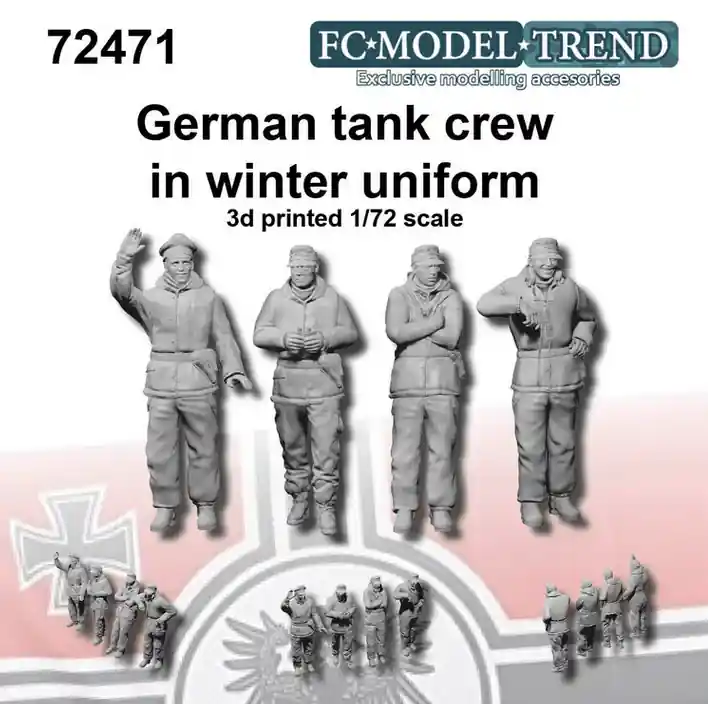 Populaire FC ModelTrend 72471 German tank crew in winter uniform