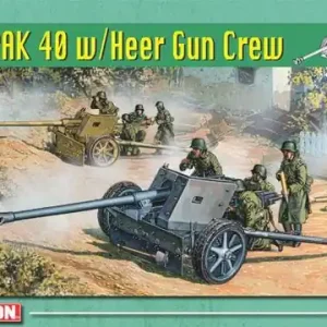 Satisfait Ou Remboursé Dragon 6249 7.5cm PAK 40 w/Heer Gun Crew