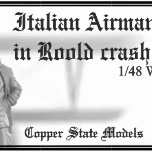 Copper State Models F48-008 Italian Airman In Roold Crash Helmet Authentique
