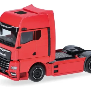 Offre Spéciale Herpa Tracteur routier MAN eTGX GX à 2 essieux │ Rouge