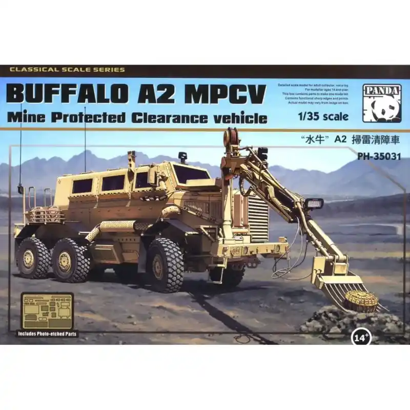Buffalo A2 MPCV, véhicule de déminage protégé - Panda hobby 35031 - 1/35 Prix Réduit