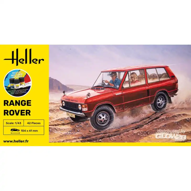 Range Rover, série 1, Starter Kit - HELLER 56181 - 1/43 Dernière Chance
