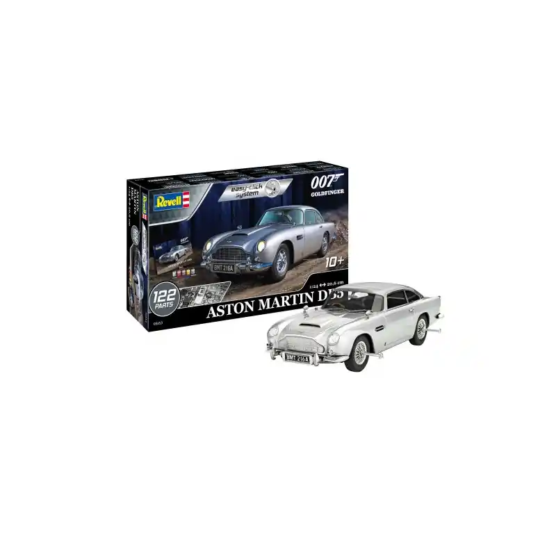 Coffret cadeau - Aston Martin DB5 – James Bond 007 Goldfinger - REVELL 05653 - 1/24 Retour Gratuit