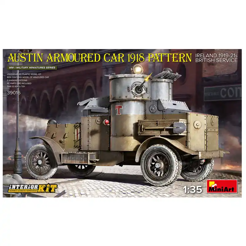 Prix Choc Véhicule Blindé AUSTIN 1918, Kit Intérieur - MINIART 39016 - 1/35