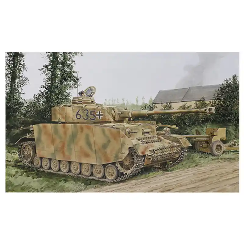Tank Panzer IV Pz.Kpfw.IV Ausf.H Production moyenne - DRAGON 7279 - 1/72 Bon Marché