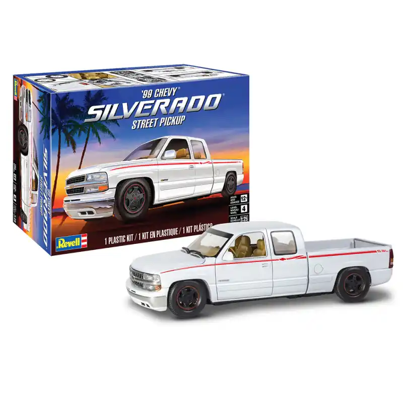 Chevy, Chevrolet, Silverado ‘99, Street Pickup - REVELL 14538 - 1/25 Seulement Aujourd'hui