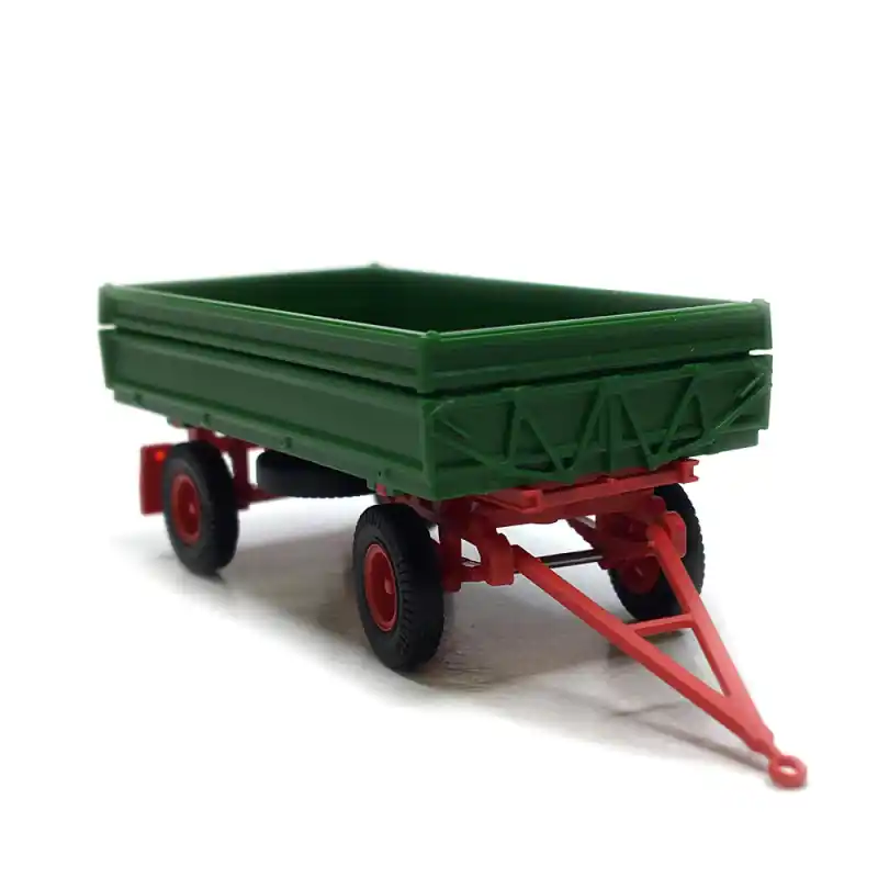 Remorque, IFA HW60.11, vert/rouge - BUSCH 53013 - HO 1/87 Super Prix