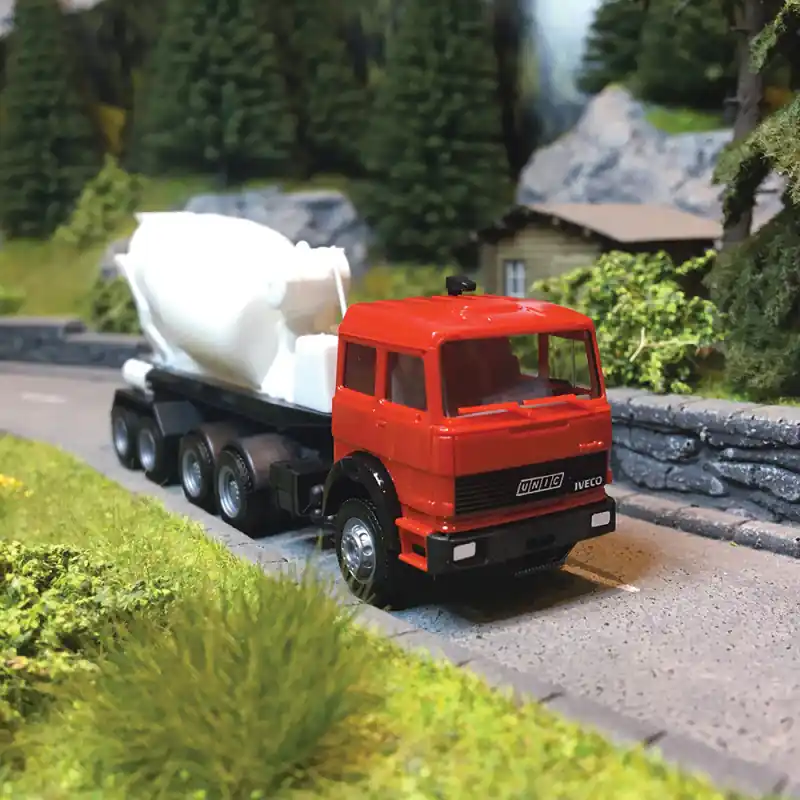 Soldes Camion Toupie Béton, IVECO UNIC - HERPA 315630 - HO 1/87
