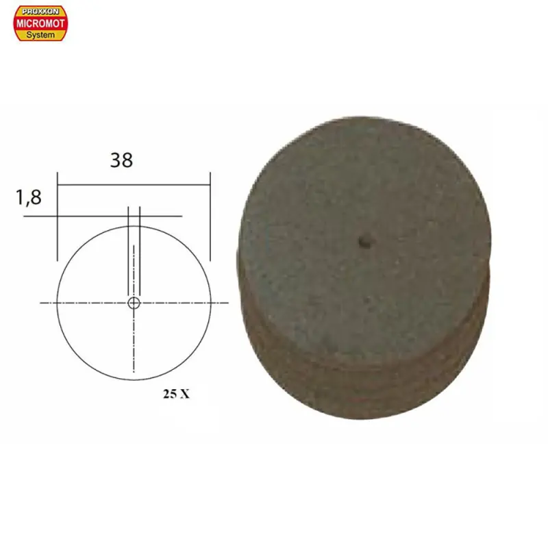 Prix Bas Lames en Corindon Ø38 mm (x25) - PROXXON 28821