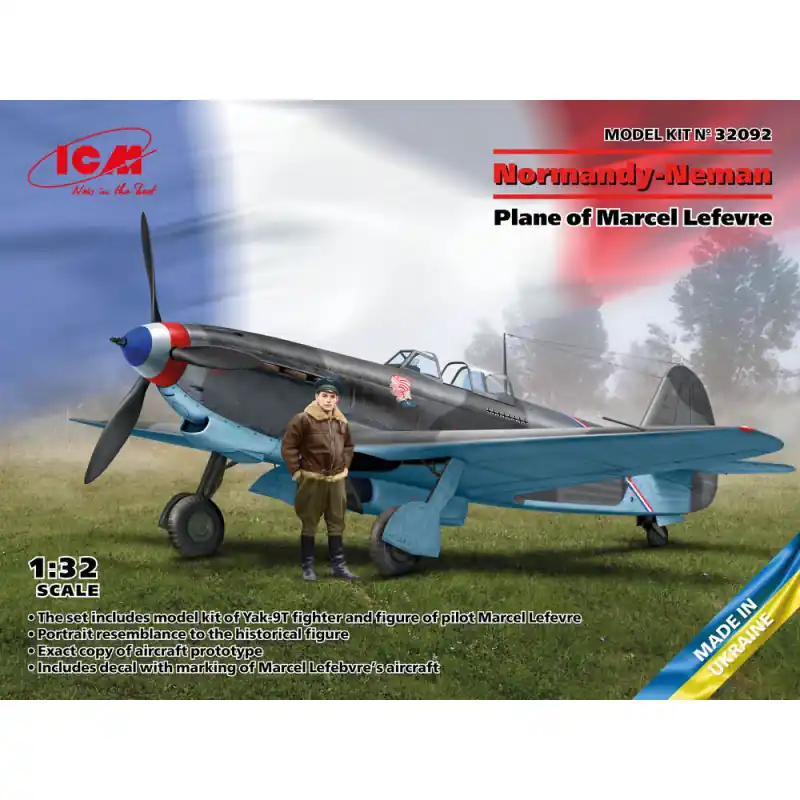 Jusqu'à Épuisement Des Stocks Avion Yak-9T de Marcel Lefevre, Normandie-Neman - ICM 32092 - 1/32