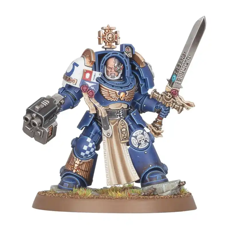 Authentique Warhammer 40,000 Space Marines Captain In Terminator Armour - WARHAMMER 48-92