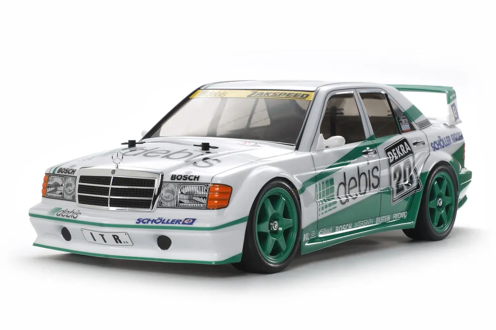 Tamiya TT-01E Mercedes-Benz 190E 2.5-16 Evo 2 Debis Zakspeed KIT 58656 Paiement Sécurisé