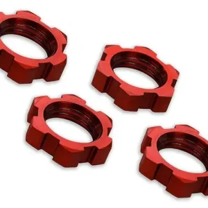 Traxxas Ecrous de Roues 17mm alu rouge (x4) 7758R Prix Cassé