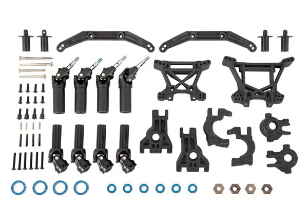 Nouvel Arrivage Traxxas Kit Upgrade de Transmission Renforcée Noir 9080