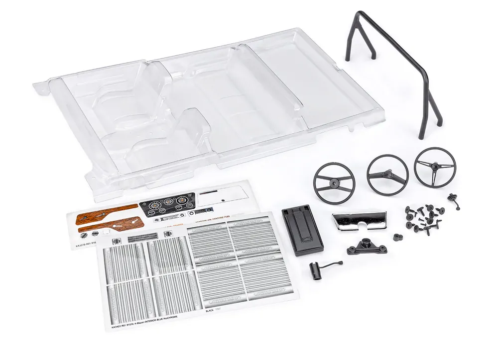 Traxxas Intérieur lexan Chevrolet Blazer 1969/1972 à peindre 9114 Commander Vite