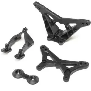 Expédié Aujourd'hui LOSI Support d‘Amortisseur Avant et Arrière + Support d‘Aileron (4Pcs) Mini-B LOS214012