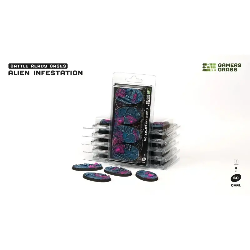 Offre Du Jour Alien Infestation - Oval 60mm (x4)