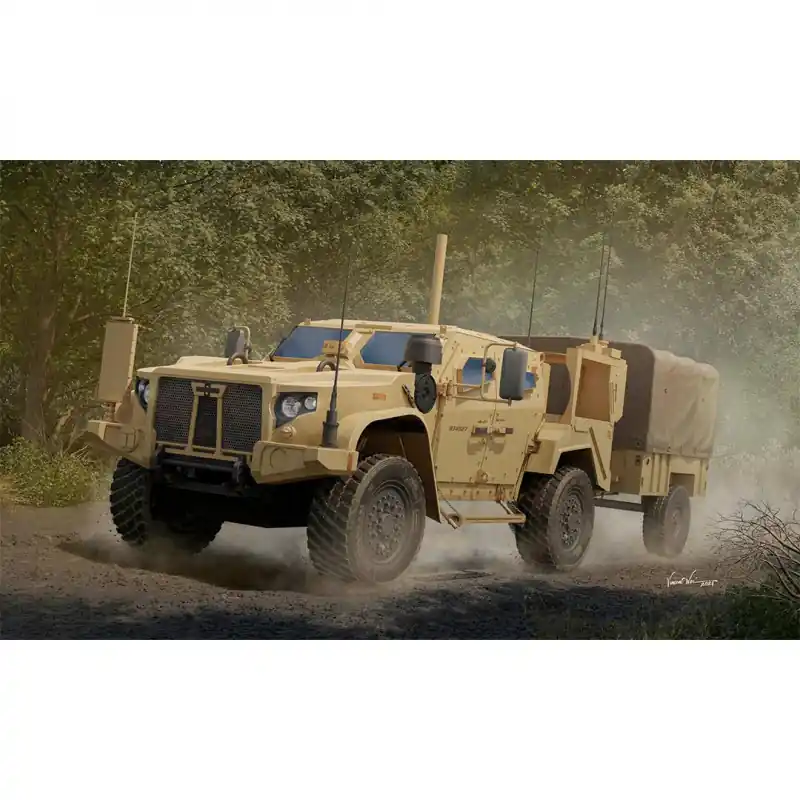 Maquette de camion en plastique M1280 LMTV /W M1101 Tactical Trailer (LTT) 1 35 Meilleur Choix