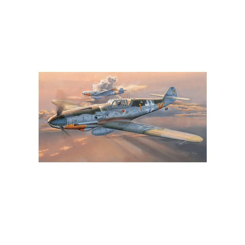 Remise Maquette d‘avion en plastique MESSERSCHMITT BF 109G-6