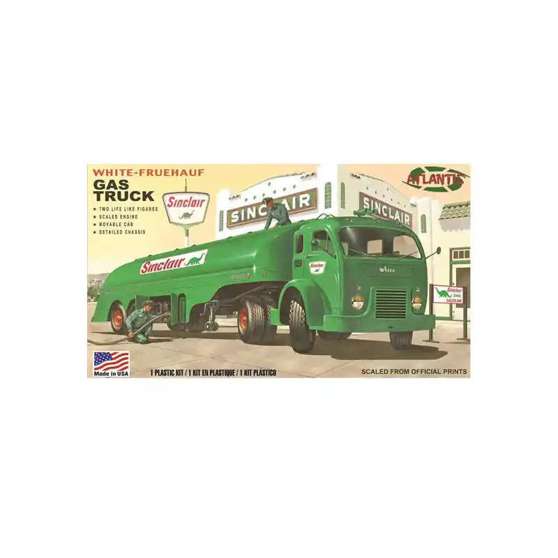 Nouveauté Maquette de camion en plastique Vintage Gaz Truck Sinclair / US ARMY 1/48