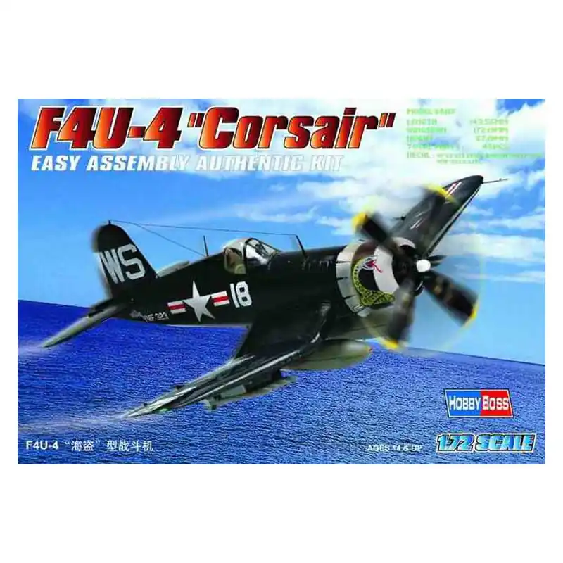 Maquette d‘avion en plastique F4U-4 Corsair 1/72 Marque