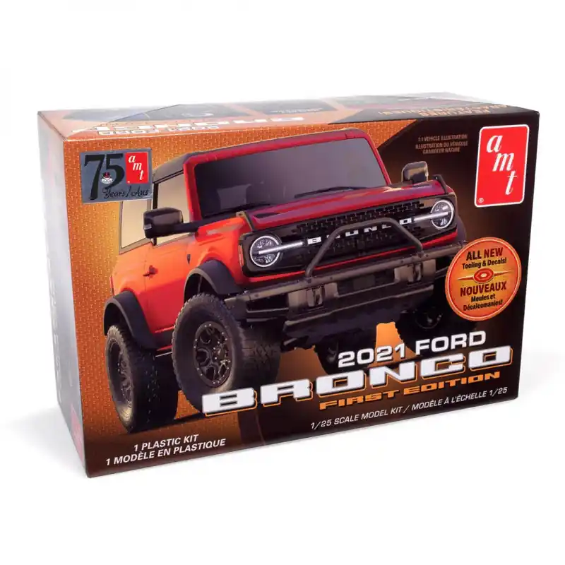 Maquette de voiture en plastique Ford Bronco 2021 Première Edition 1 25 Nouvelle Collection