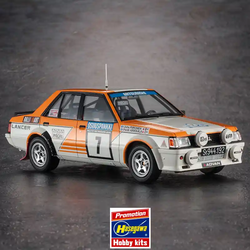 Affaire À Saisir Maquette plastique de voiture Mitsubishi Lancer EX 2000 Turbo « 1982 1000 Lakes Rally Detail Up Version » SP585 1 24