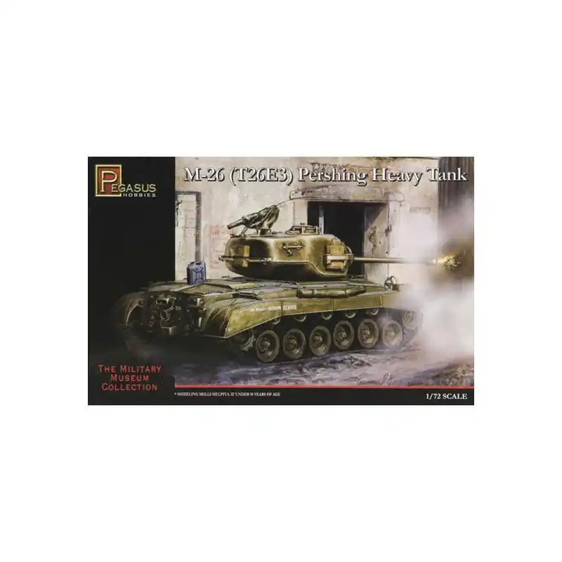 Maquette de Char en plastique M26 (T26E3) Pershing Tank 1/72 Top Vente