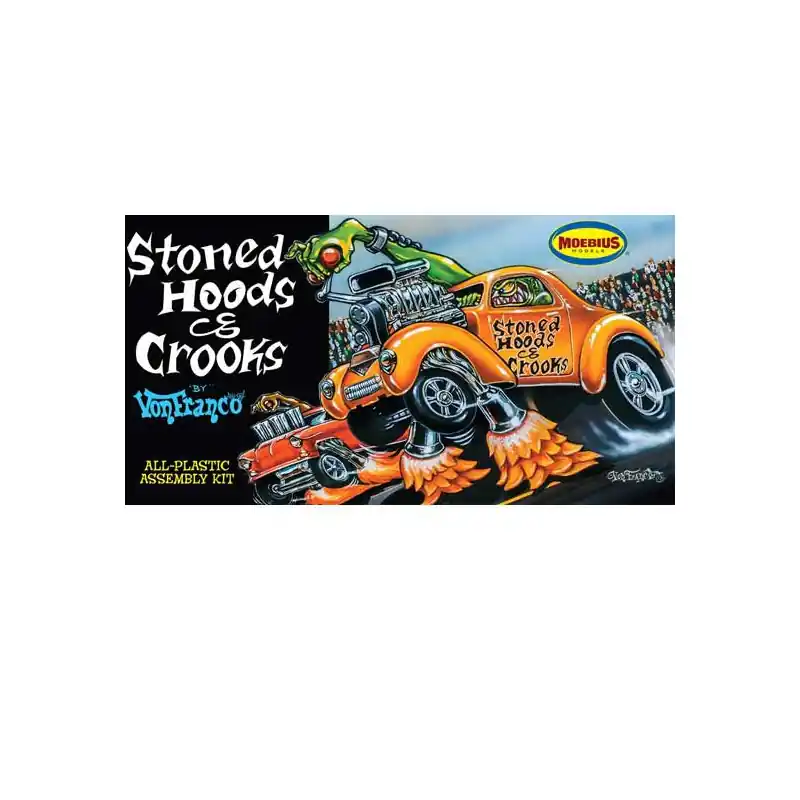 Maquette de voiture en plastique Von Franco Stoned Hood Prix Cassé