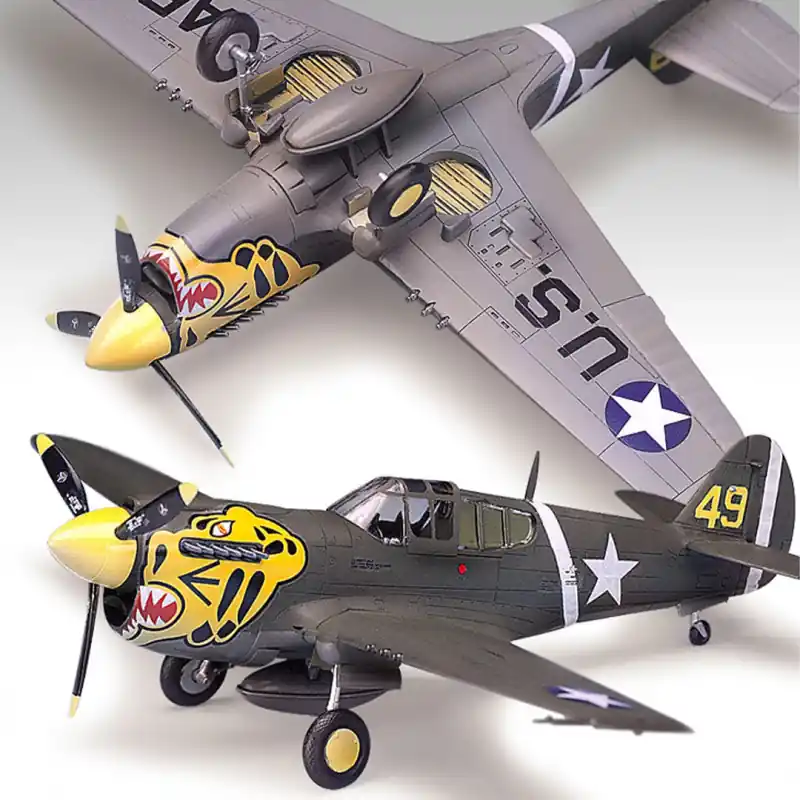 Prix Choc Maquette d‘avion en plastique P-40 E Warhawk 1/72