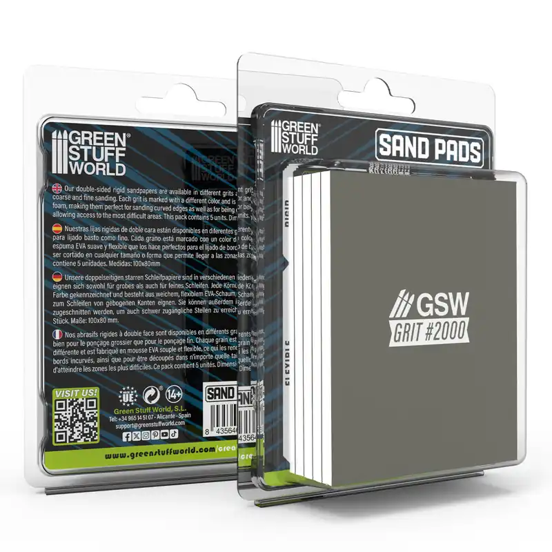 Tampons de ponçage rigides Grain 2000 Must-Have