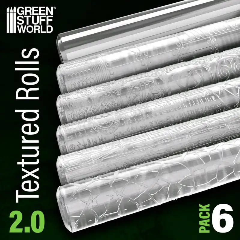 Rouleaux texturés - PACKx6 v2.0 Certifié